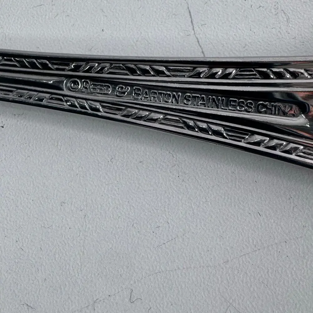 Reed & Barton Royal Braid Slotted Serving Spoon Stainless 18/10